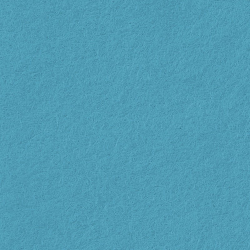 Feutrine turquoise au rouleau