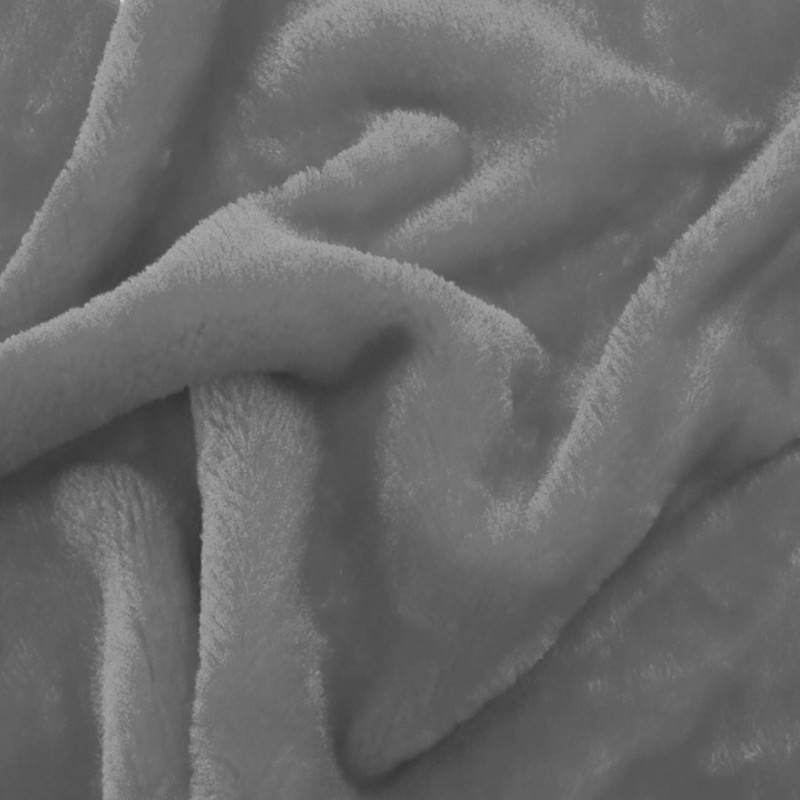 Fausse fourrure gris foncé