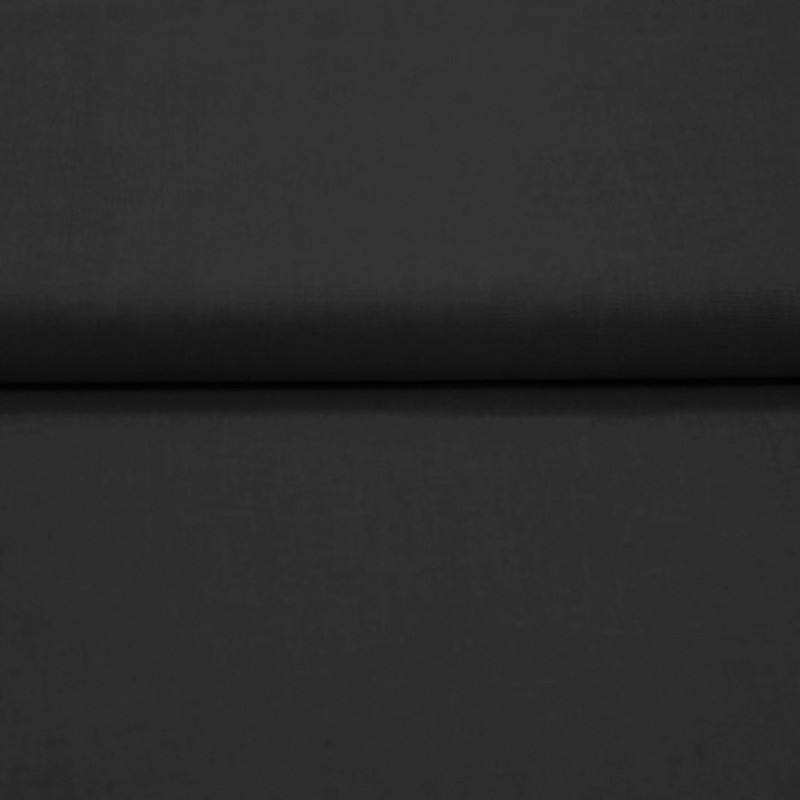 Tissu coton noir