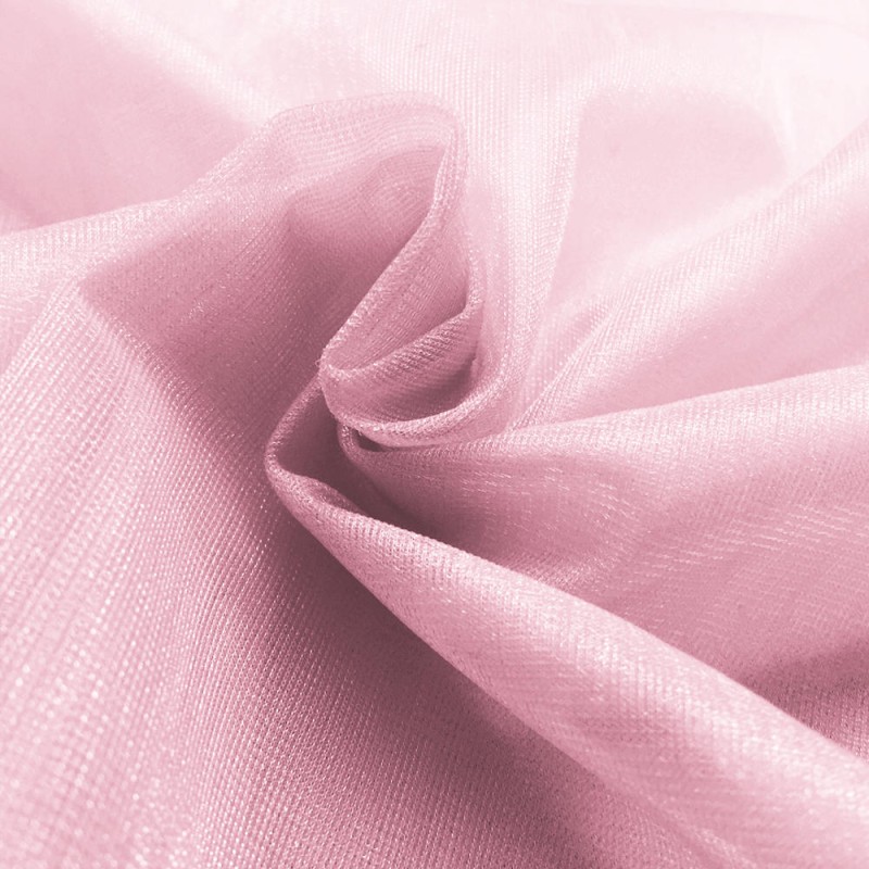 Voile cristal rose