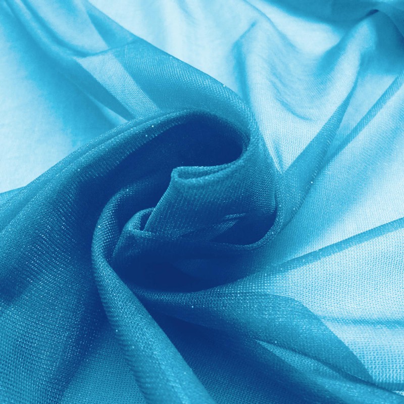 Voile cristal turquoise