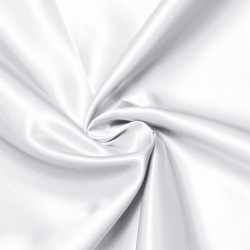Satin épais blanc