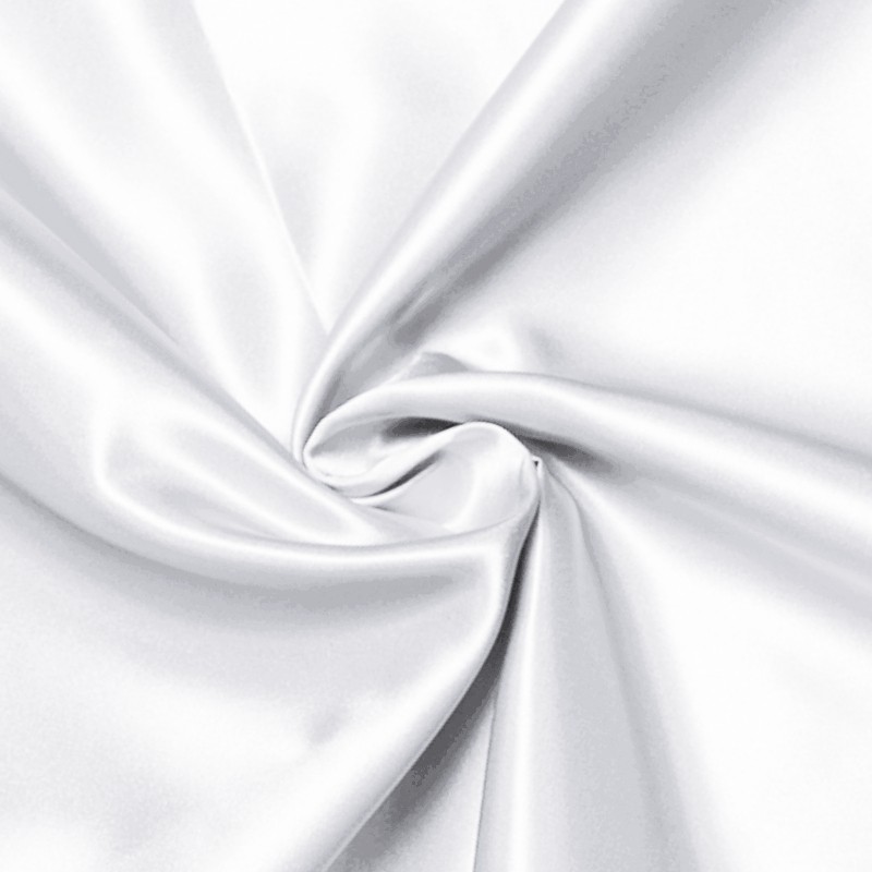 Satin épais blanc