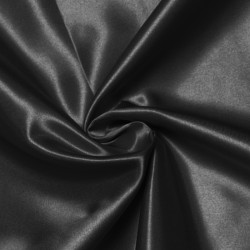 Satin épais noir
