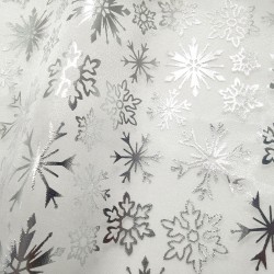Organza reine des neiges blanc