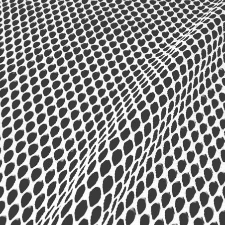 Tissu bas résille blanc