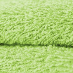 Tecido Felpudo Atoalhado algodão verde