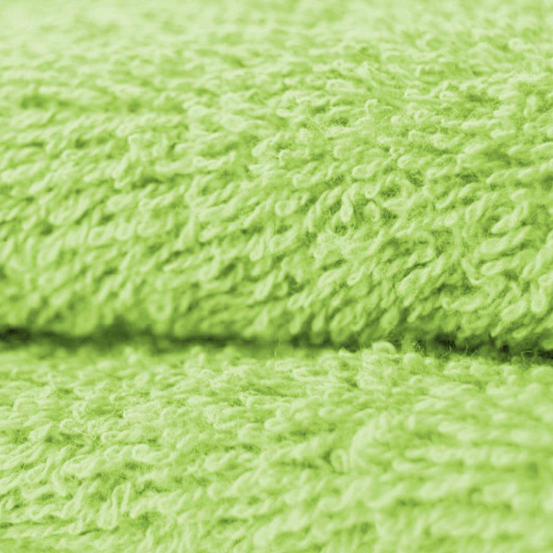 Tecido Felpudo Atoalhado algodão verde