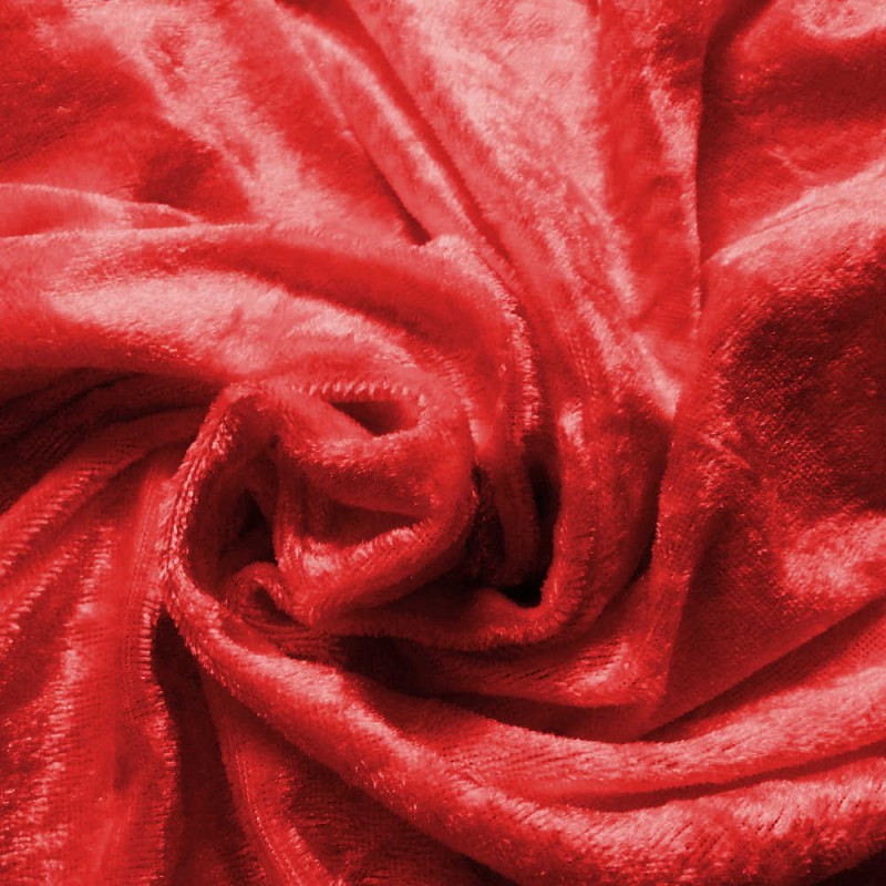 veludo martelado vermelho