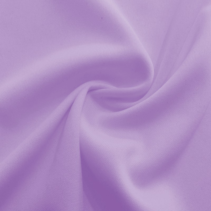 Jersey interlock lila au mètre