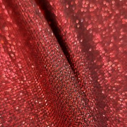 Véu de lurex vermelho