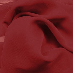Mousseline bordeaux au mètre