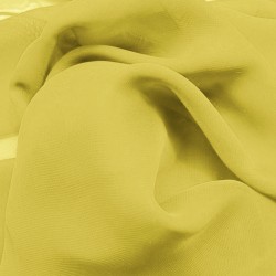 Mousseline jaune au mètre