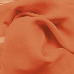 Mousseline orange au mètre