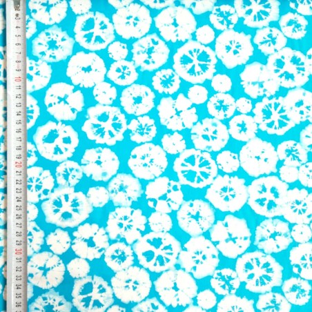 Viscose TIE DYE TURQUESA