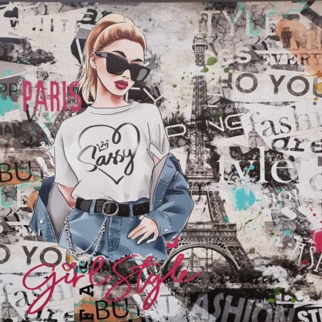 Painel couro sintético Girly style