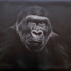 Painel couro sintético Gorila