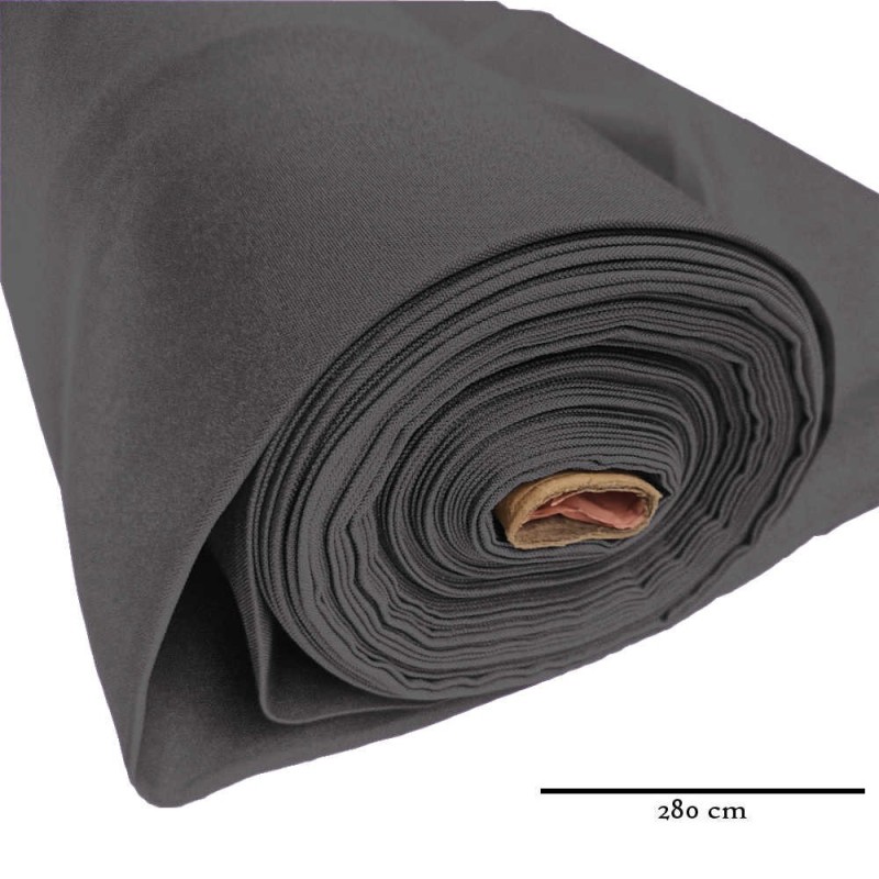 Rolo 30m tecido burlington cinza escuro