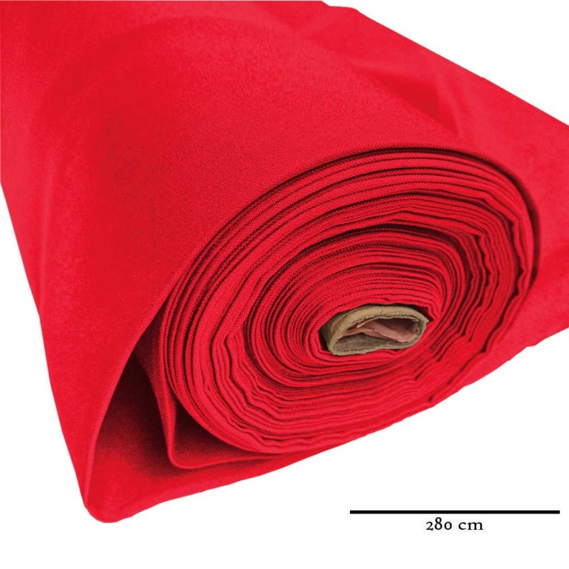 Rolo 30m tecido burlington vermelho