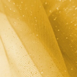 Tule de lantejoulas ouro