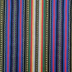 Tecido alpujarreña tradicional azul