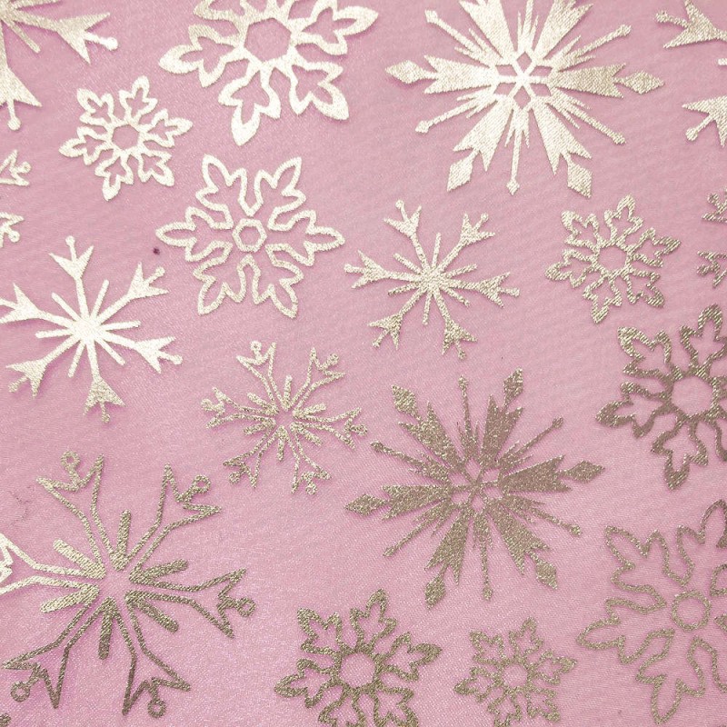 Flocos de organza