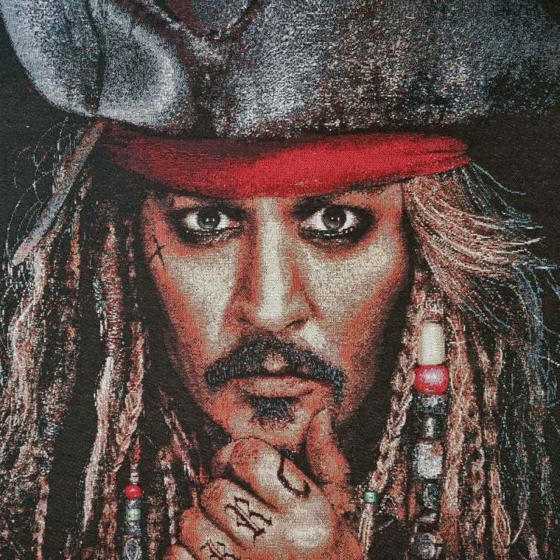 Painel jacquard PIRATAS DO CARIBE 