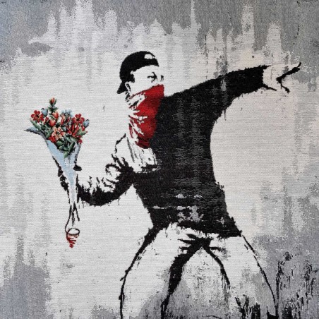 Painel jacquard BANKSY