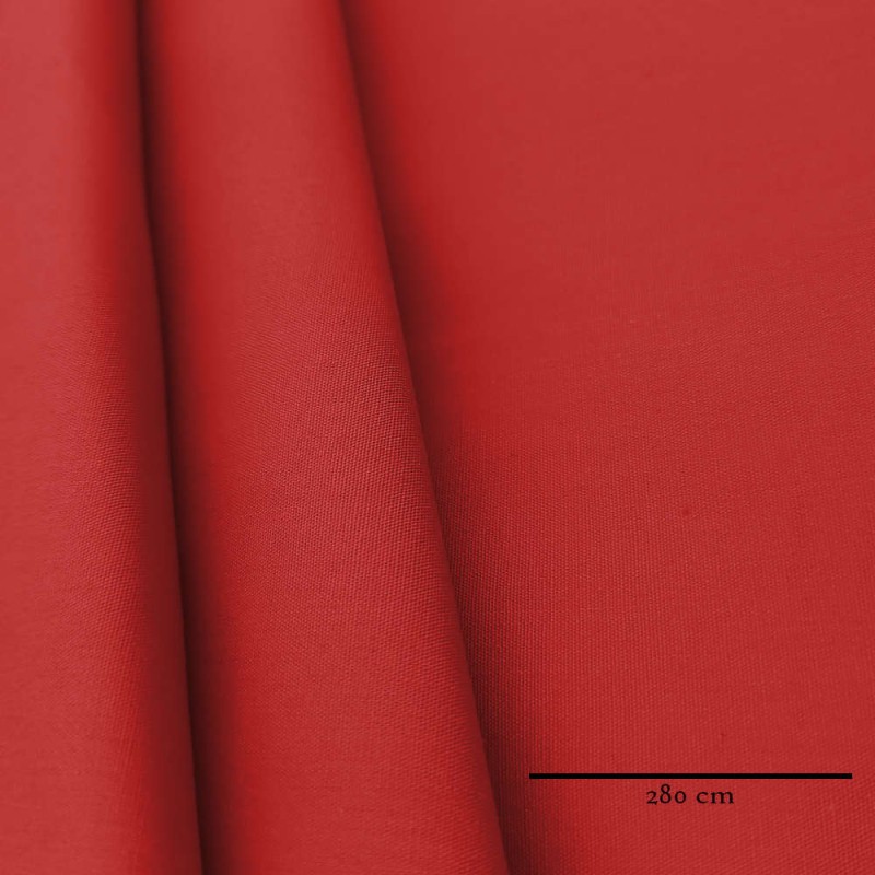 Algodão 280cm vermelho