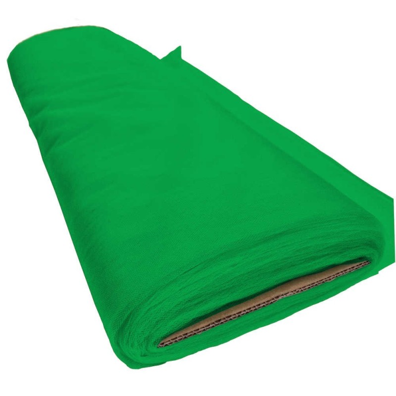 Rolo tul (25m) grande largura verde