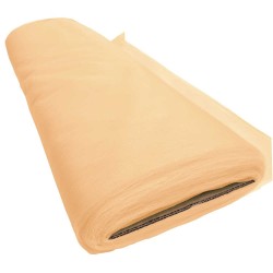 Rolo tul (25m) grande largura beige