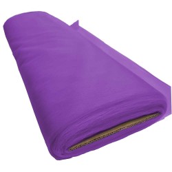 Rolo tul (25m) grande largura roxo