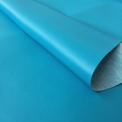 Rolo 10m couro sintético liso turquesa