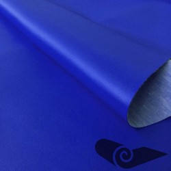 Rolo 10m couro sintético liso azul
