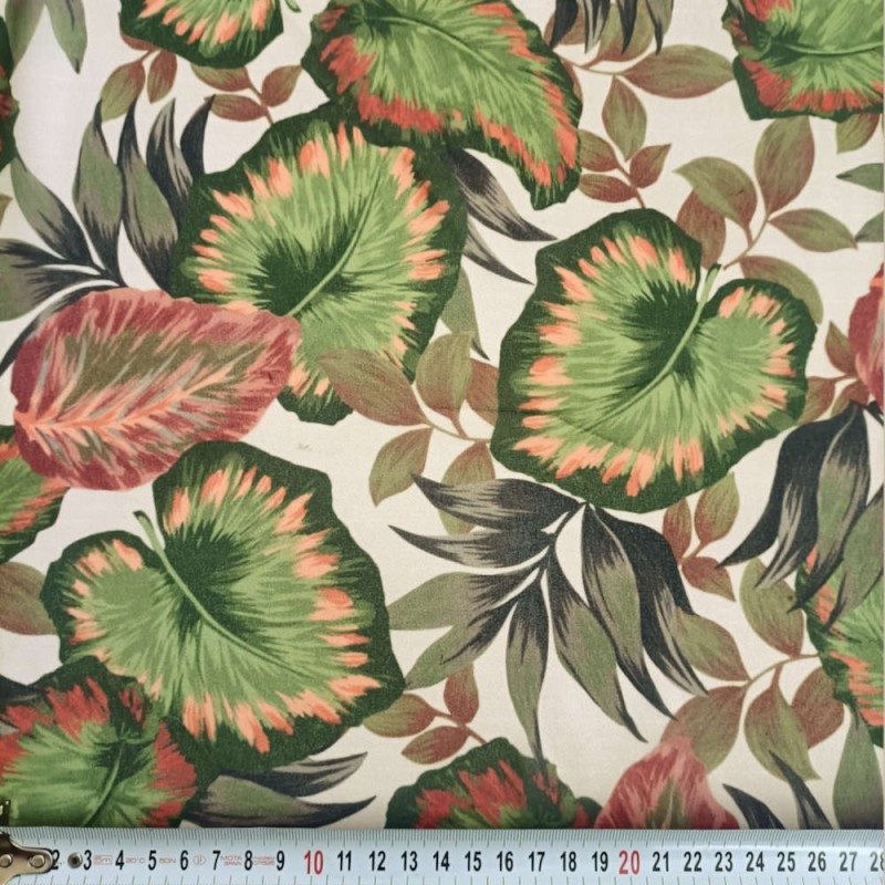 Chiffon tropical por metro
