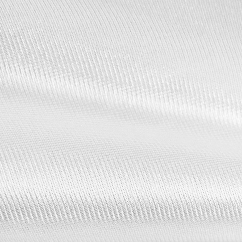 Satin maille luxe blanc