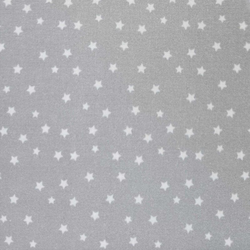 Algodão Mini Estrelas fumdo gris