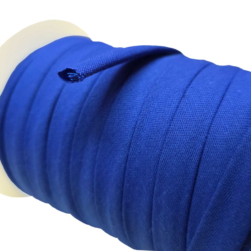 Fita Esparguete Algodão 10 mm azul