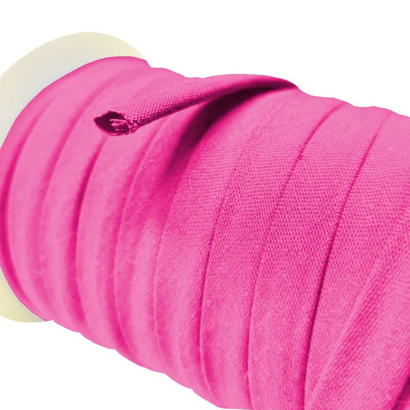 Fita Espraguete Algodão 10 mm fuxia