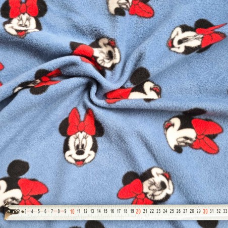 Polar baby fofinho MINNIE azul ao metro