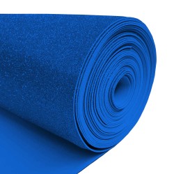 Foam EVA Glitter azul