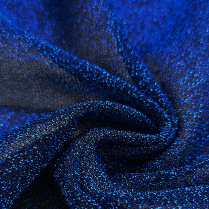 Véu de lurex azul ao metro