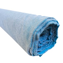 Rolho 25m Véu de lurex azul cielo i love tecidos