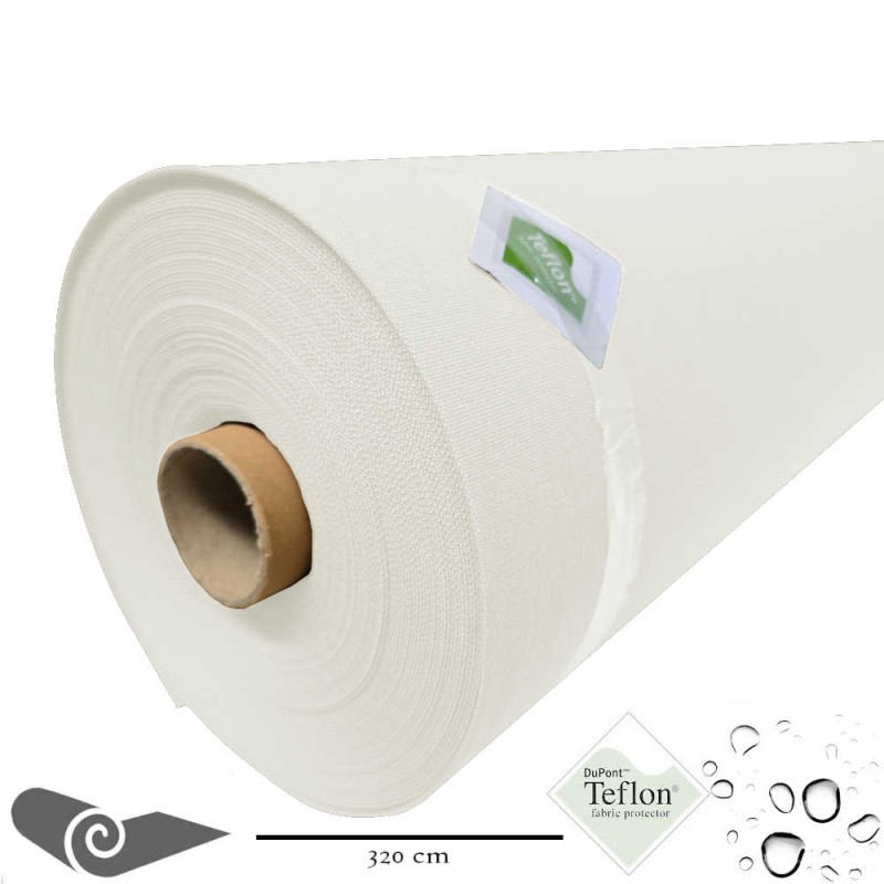 Rolho 25m Tela externa toldo de grande largura branco