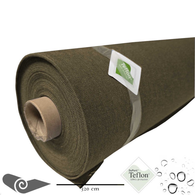 Rolho 25m Tela externa toldo de grande largura denim marron
