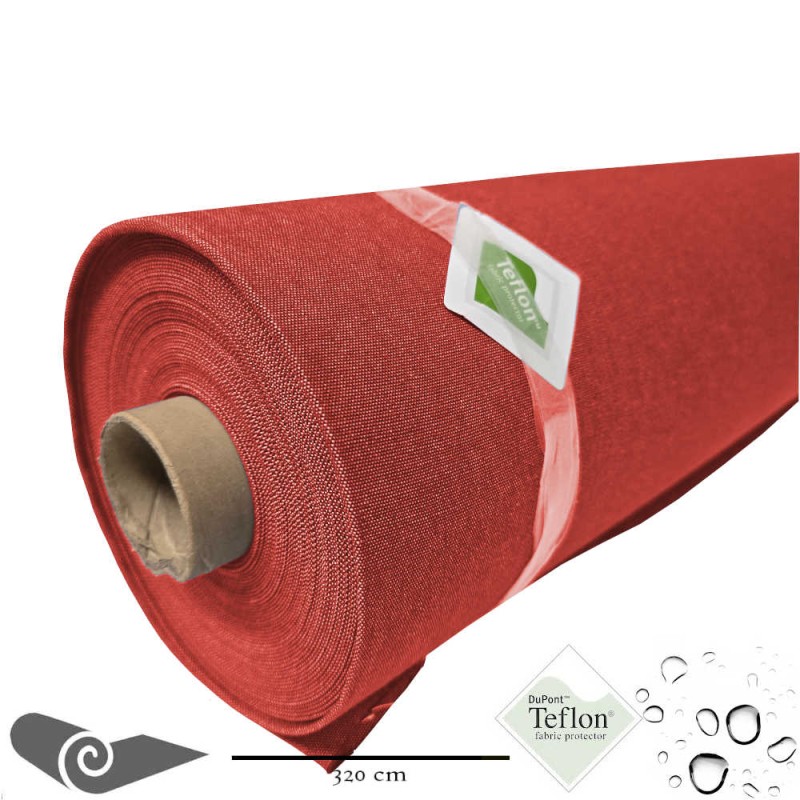 Rolho 25m Tela externa toldo de grande largura denim vermelho