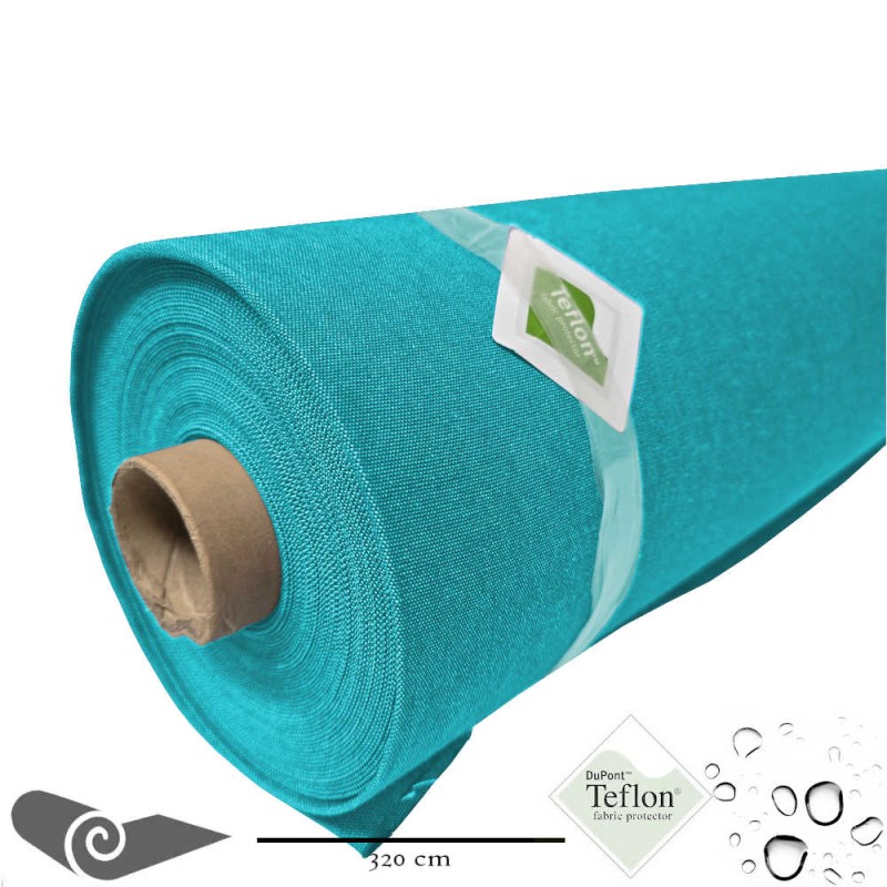 Rolho 25m Tela externa toldo de grande largura denim turquesa