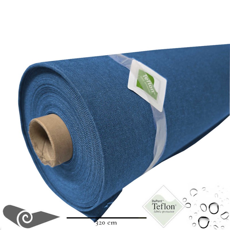 Rolho 25m Tela externa toldo de grande largura denim washed