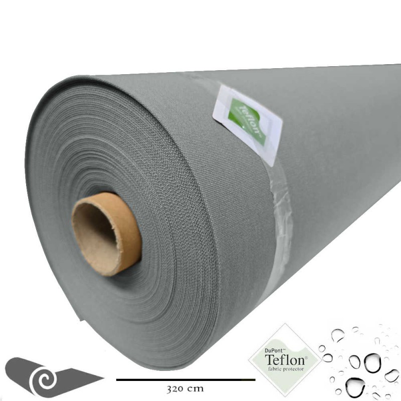 Rolho 25m Tela externa toldo de grande largura cinza medio