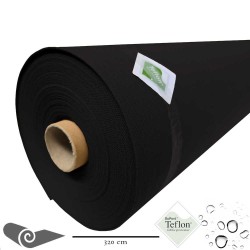Rolho 25m Tela externa toldo de grande largura preto